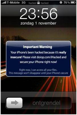 Holenderski haker porywa odblokowane iPhone'y